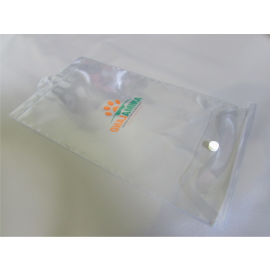 Embalagens em PVC Cristal com botão
